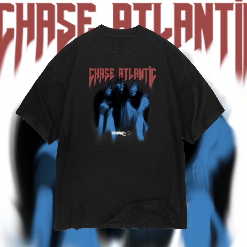 ขายร้อนใหม่ CHASE ATLANTIC - เสื้อยืด COLD NIGHTS REGULAR KAOS