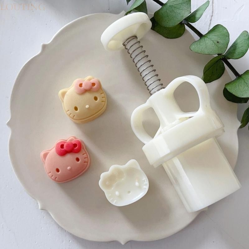 Louting 20g Mooncake Mould แมวรูป DIY เครื่องมืออบอุปกรณ์ครัวสําหรับกลางฤดูใบไม้ร่วง
