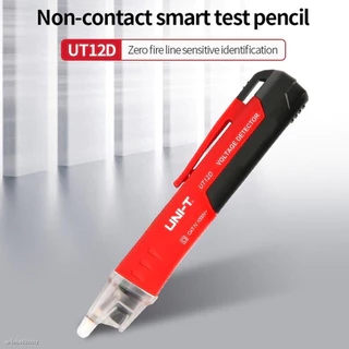 UNI-T UT12D / UT12E / UT12M เครื่องตรวจจับแรงดันไฟฟ้า AC แท่งดินสอแบบไม่สัมผัส ปากกาไฟฟ้า 24V-1000V