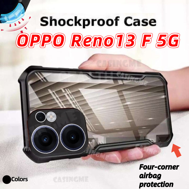 OPPO Reno15 F 5G 2025 ถุงลมนิรภัยอะคริลิคกันกระแทกสําหรับ OPPO Reno 13 Reno13F Reno13 F Pro 13F OppoReno13F 5G 4G ซิลิโคนใสเคสโทรศัพท์กันชน Soft TPU ฝาหลัง
