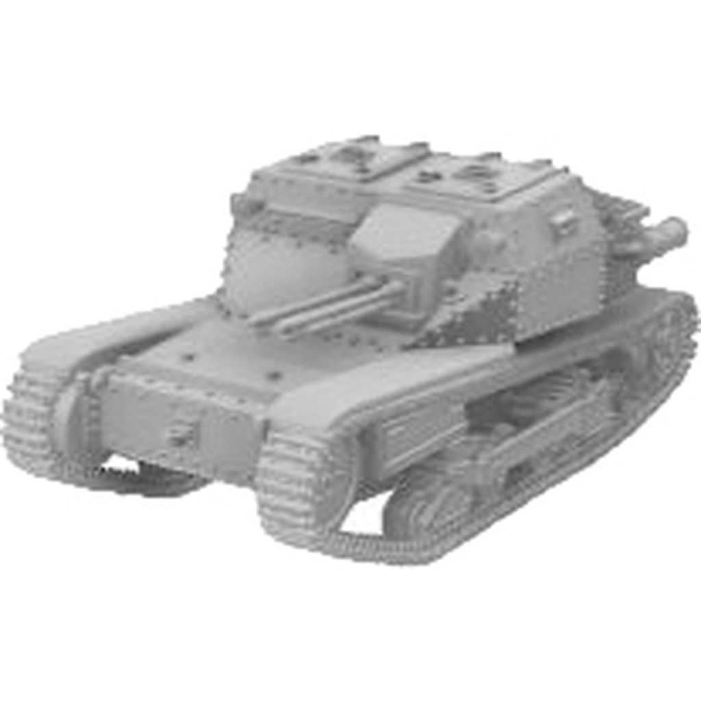 Mussini 1/72 WW2 Hungary 35M Ansaldo Light Tank Resin Kit MM072-032 (Tank)