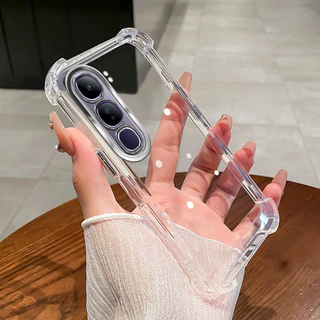 เคสสําหรับ Vivo Y200 เคสโทรศัพท์ TPU 2025 กันกระแทกดีไซน์ใหม่เคสโทรศัพท์โปร่งใสขั้นสูง SZ12