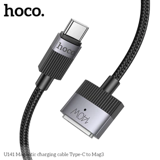 Hoco U141 สายชาร์จแม่เหล็ก สายชาร์จแมกบุค สำหรับ Type-C to Mag3 รองรับการชาร์จสูงสุด 140W