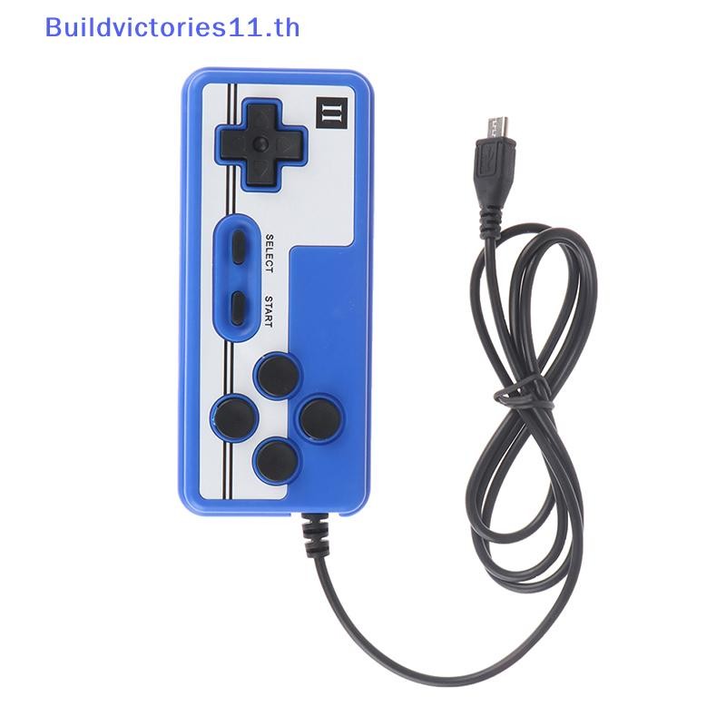 Buildvictories11 1PCS ใหม่คลาสสิก Retro รุ่น Home Fc Plug-in คู่คอนโซลเกมมือถือ Handle TH