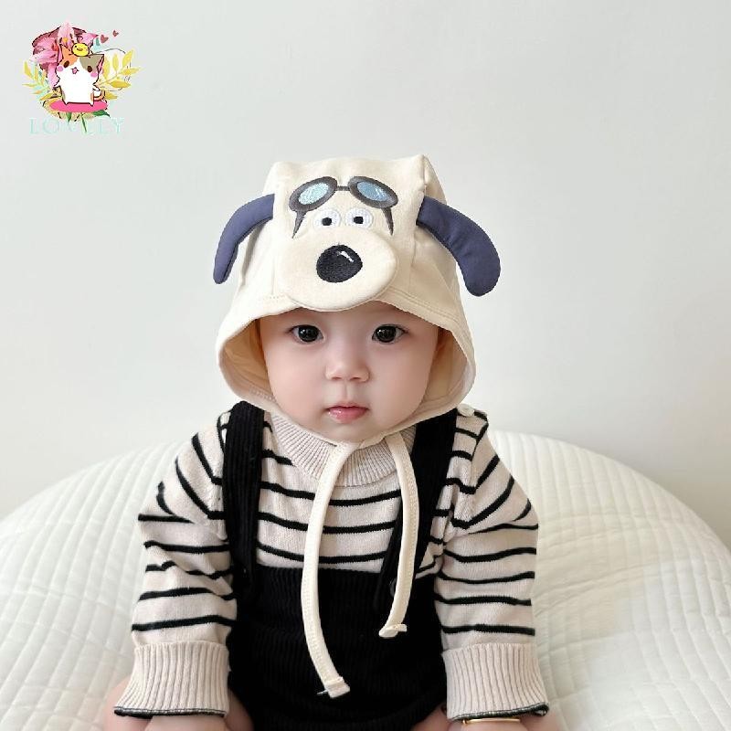 ที่ปิดหูกันหนาวหมวกเด็กสําหรับเด็กชายและเด็กหญิง, หมวกทารกอายุเล็กสําหรับทารกแรกเกิด, ผ้าฝ้ายกันลมฤดูใบไม้ร่วงและฤดูหนาว