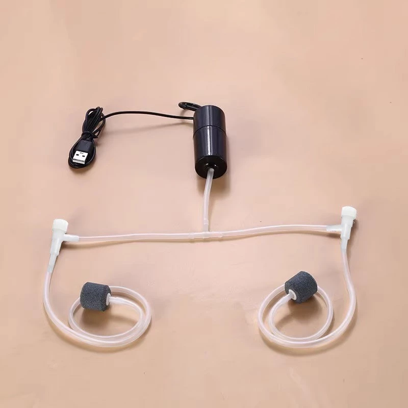 แผงโซลาร์เซลล์ 10W ปั๊มออกซิเจน USB หลอดคู่ พลังงานแสงอาทิตย์ thumbnail 10