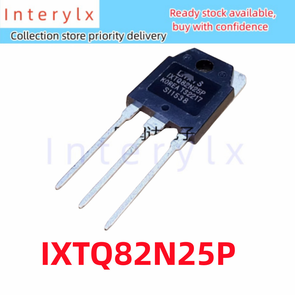 1 ชิ้น/ล็อตยี่ห้อใหม่ In-Line IXTQ82N25P IXTQ82N25 82N25P TO-3P 250V 82A MOS Field Effect Tube