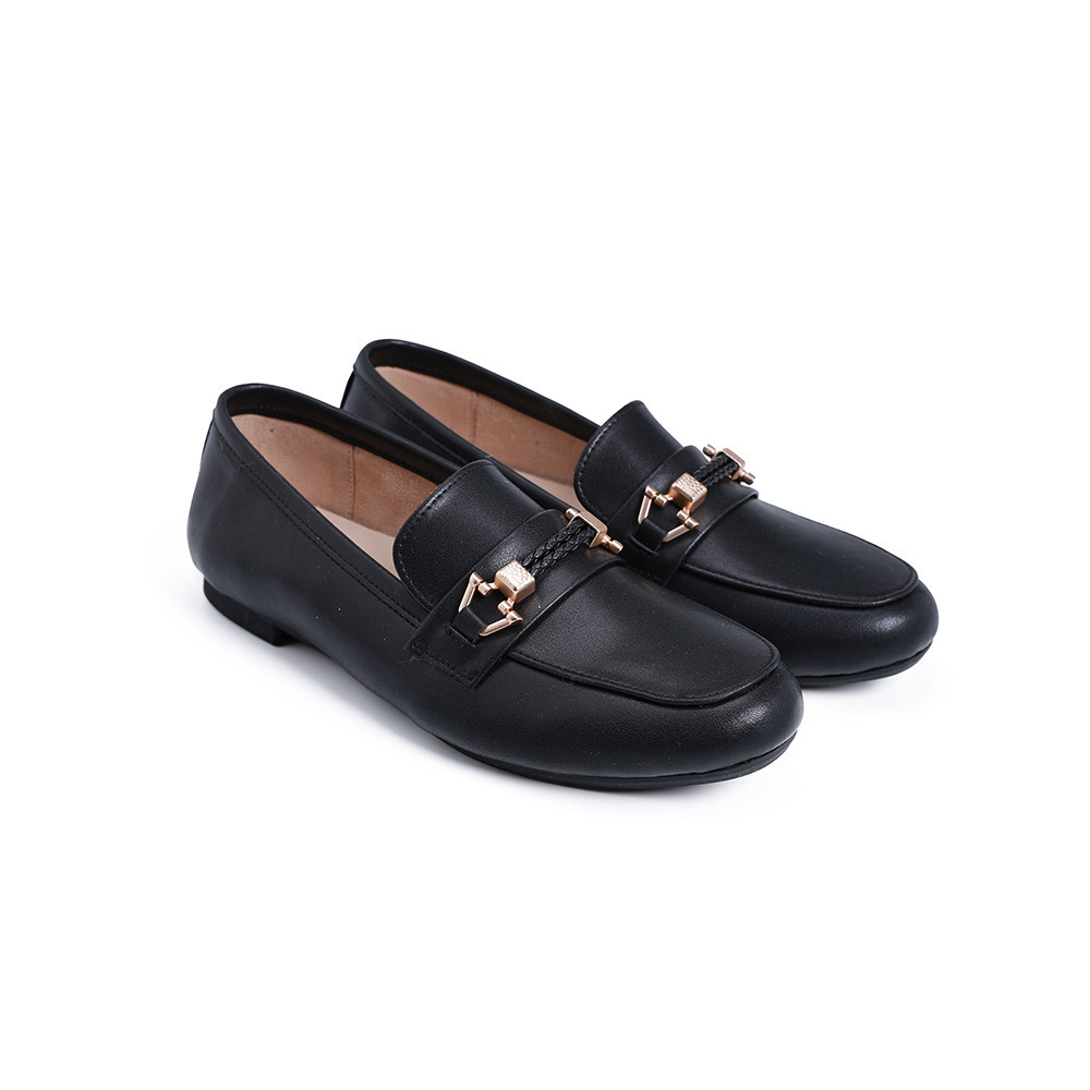 Hush Puppies รองเท้าผู้หญิง รุ่น HP 8WCFPP115A - สีดำ (รองเท้าลำลองหนังสังเคราะห์ แบบสวม)