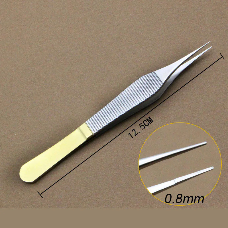 1pcs Adson Tissue Forceps Rhinoplasty Cartilage Thumb Forceps Plastic Surgery Tweezers Ocularplastic