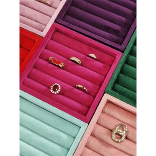 ใหม่แหวนแสดงถาดเครื่องประดับ Organiser ผู้ถือแหวนชั้นวางเครื่องประดับ Photograph Props