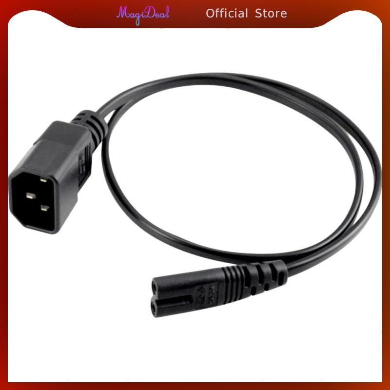 [MAGIDEAL] 60 ซม. IEC 320 C14 ถึง C7 สายไฟ IEC320 สําหรับ Monitor PDU UPS