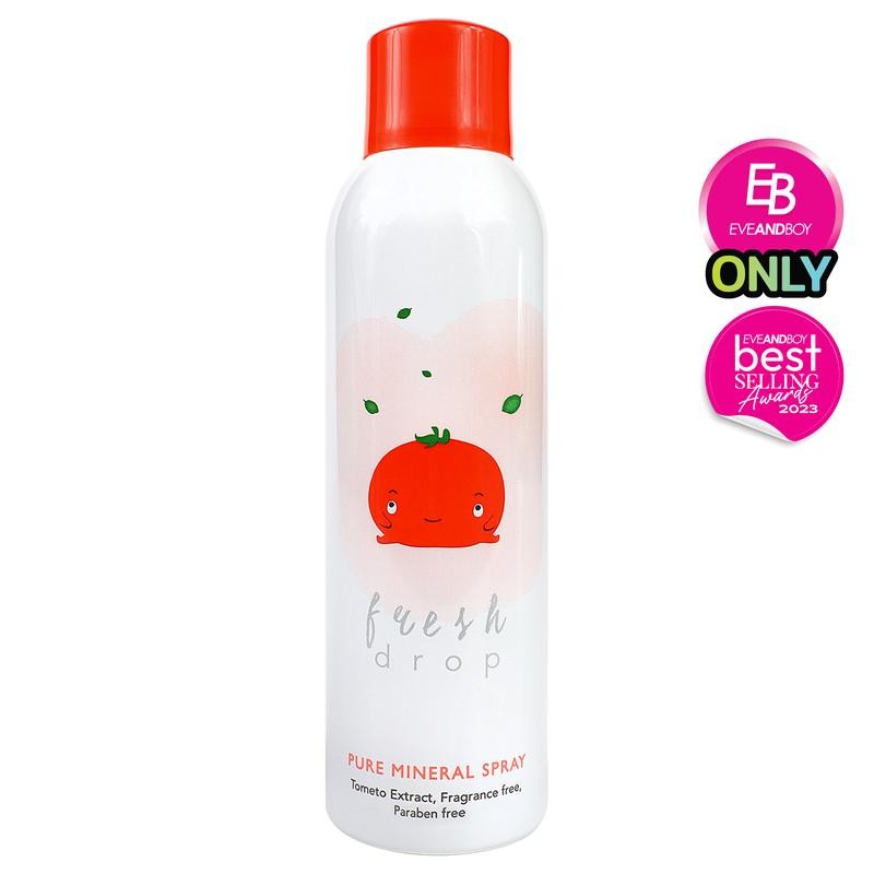 FRESH DROP - Mineral Spray Tomato (150 ml.) สเปร์ยน้ำแร่ ผิว มอยส์เจอร์ไรเซอร์ Moisturizer