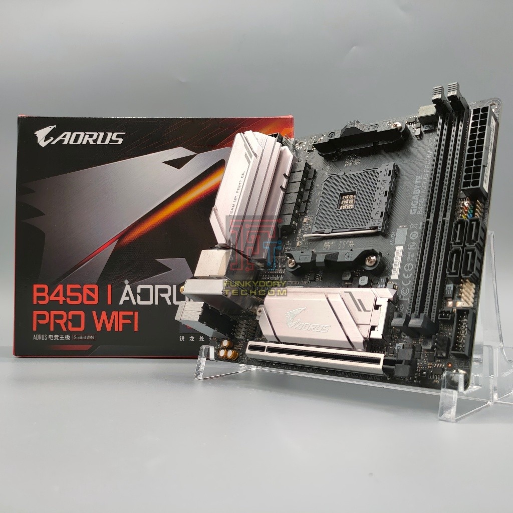 เมนบอร์ด Gigabyte B450I AORUS PRO WIFI Mini ITX AM4