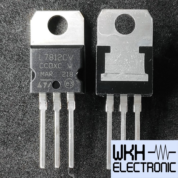 EWR27 ตัวควบคุมแรงดันไฟฟ้า 12V L7812CV L7812 TO-220 12V 7812 L 7812