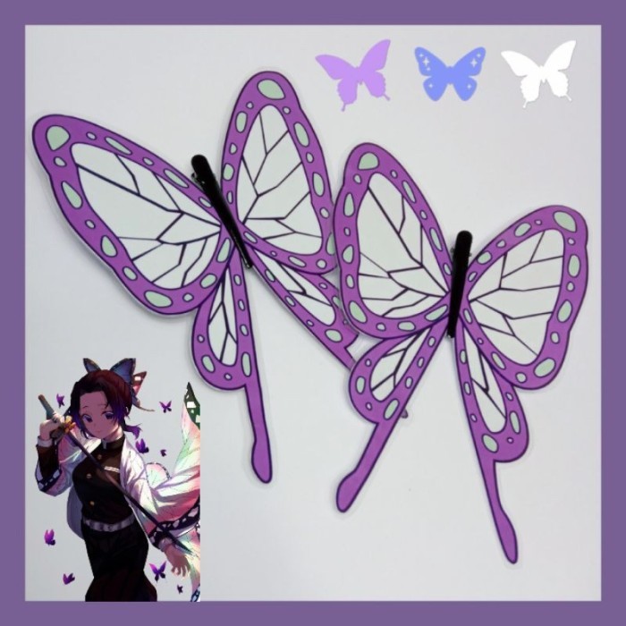 Ready Shinobu Kochou Clip - Shinobu Kochou Hairclip คอสเพลย์ Limited