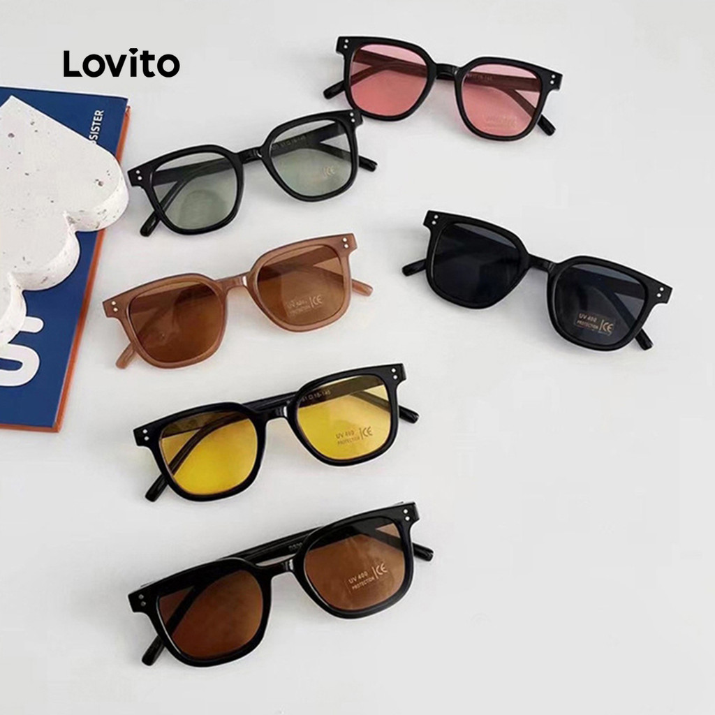 Lovito แว่นตาลําลองแบบเรียบง่ายสําหรับเด็กทารกและเด็ก LCS099116