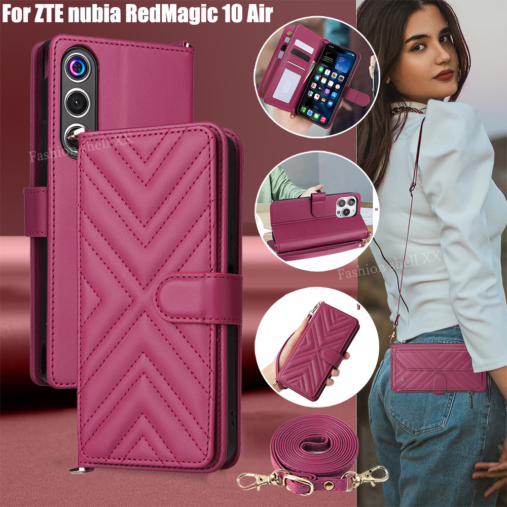 เคสโทรศัพท์หนังสําหรับ ZTE nubia RedMagic 10 Air 10Air 10pro + RedMagic10 Air RedMagic10Air RedMagic