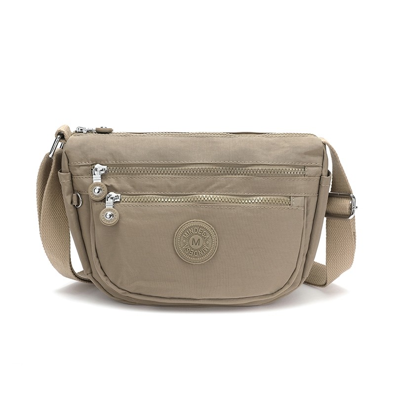 MINDESA กระเป๋าสะพายข้างแฟชั่น ผู้หญิง Bag เเข็งเเรงทนทาน จุของได้เยอะ คลาสสิกทันสมัย ผ้าไนลอน เกรดพรีเมี่ยม กันน้ำ 8772