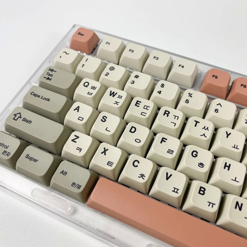 XDA PBT Keycaps Korean English n Japanese 9009 Set Dye Sub Keycap For Cherry Mx Switch Mechanical Ke