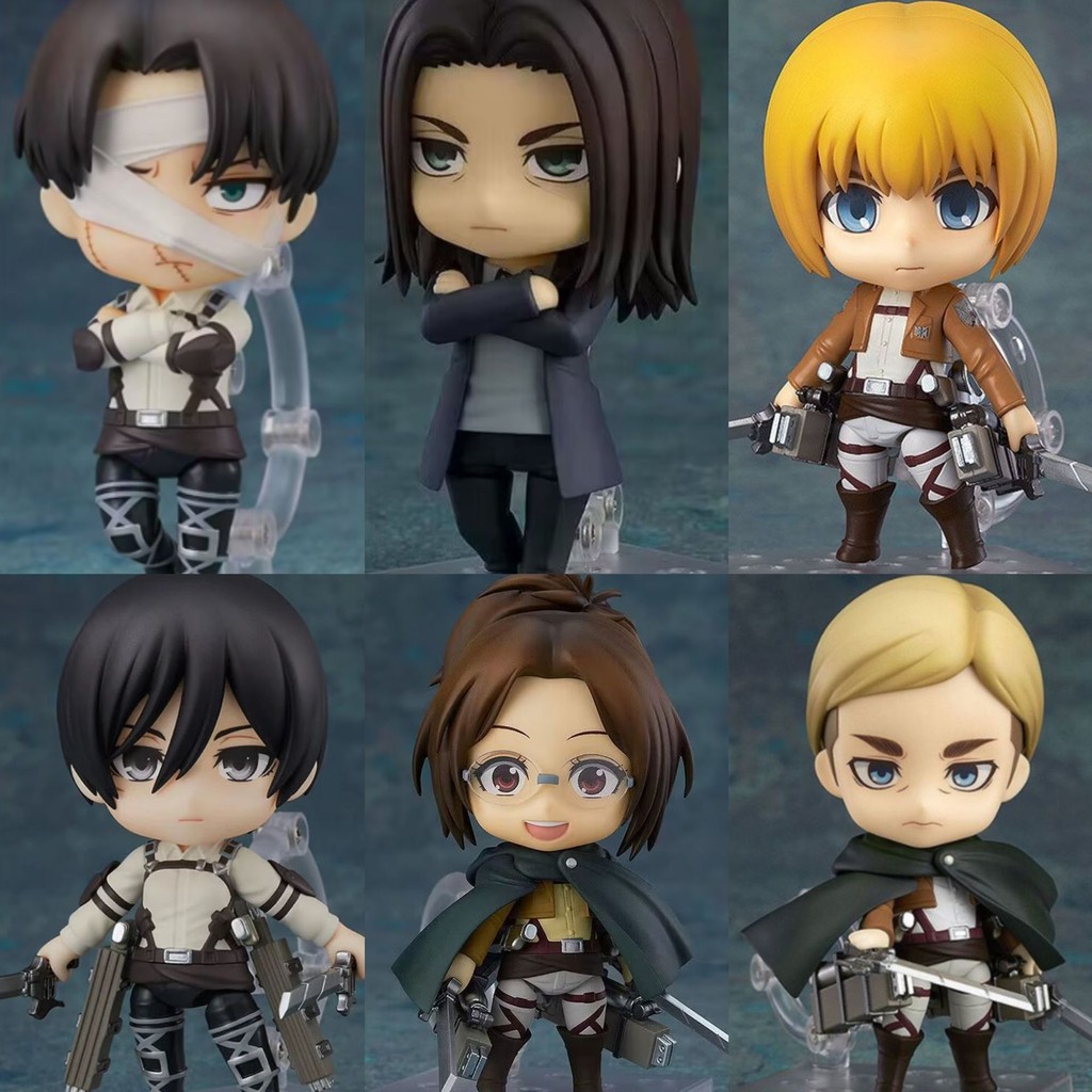 Q-version Nendoroid Attack on Titan Eren Hange Zoye Final Season Mikasa Ackerman Figurine