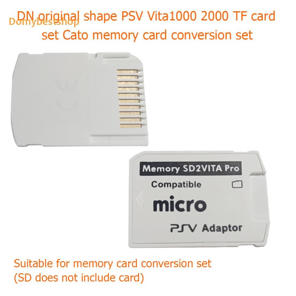1-10pcs SD2VITA อะแดปเตอร์การ์ดหน่วยความจําสําหรับ PS Vita PSV 1000 2000 3.65 ระบบสําหรับ PS Vita การ์ดเกมหน่วยความจํา TF Card SD Card Holder [Domybestshop.th] ราคา ถูกที่สุด ดีลบีเคเค แกลเลอรีภาพที่ 8