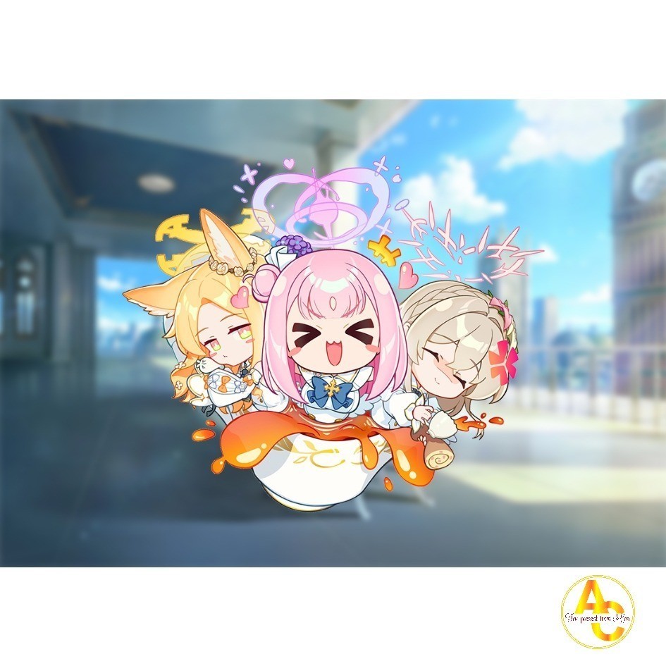 พวงกุญแจ Tea Party 6 ซม. (Mika, Nagisa, Seia), Seia Blue Archive (Blue Archive)