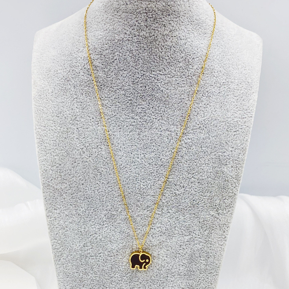 สร้อยคอสองด้านลูกปัดขอบ สร้อยคอมงคลสำหรับเด็ก ออกแบบอย่างสร้างสรรค์เพื่อความหรูหราและแฟชั่น - รูปที่ 2