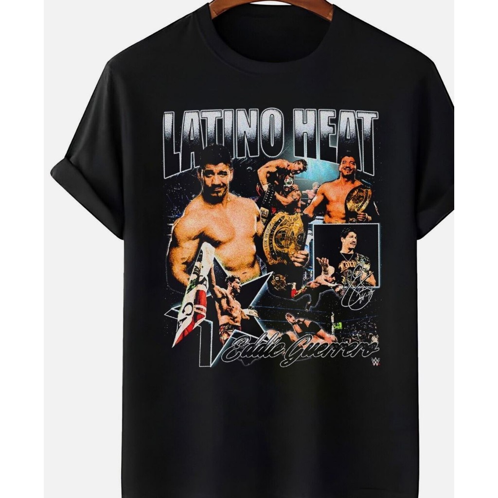 เสื้อยืด Eddie Guerrero ใหม่เสื้อผ้าผู้ชายใหม่ที่โดดเด่น
