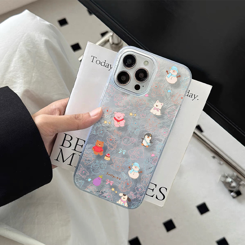 ❣️AWIFI❣️ส่งจากไทย ซิลเวอร์โฟลว์Vortex ใช้กับ เคสไอโฟน for IPONE 11 12 13 14 16 15PRO MAX 14PLUS/15P