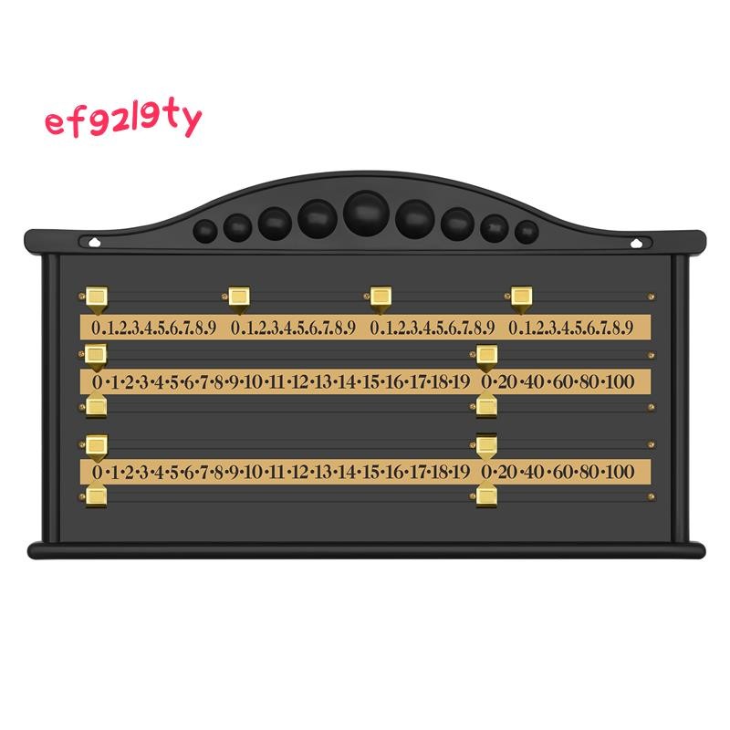 ef92l9tyBilliards Scoreboard Score Recorder บิลเลียดคลับเกมกระดานบันทึกหมายเลขคํานวณบิลเลียดอุปกรณ์เ
