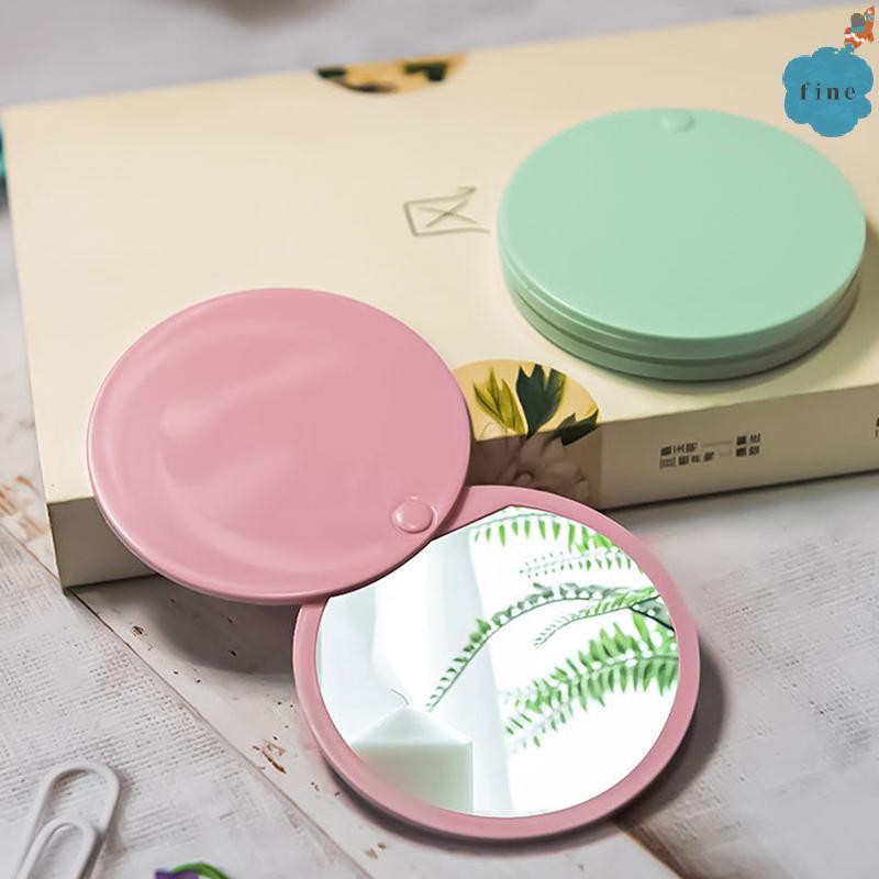 [FI] กระจกขนาดเล็กแบบพกพาพับ Make-Up Mirror Creative Mini Mirror ฝาครอบเลื่อนกระจกแต่งหน้ามือถือ GOOD