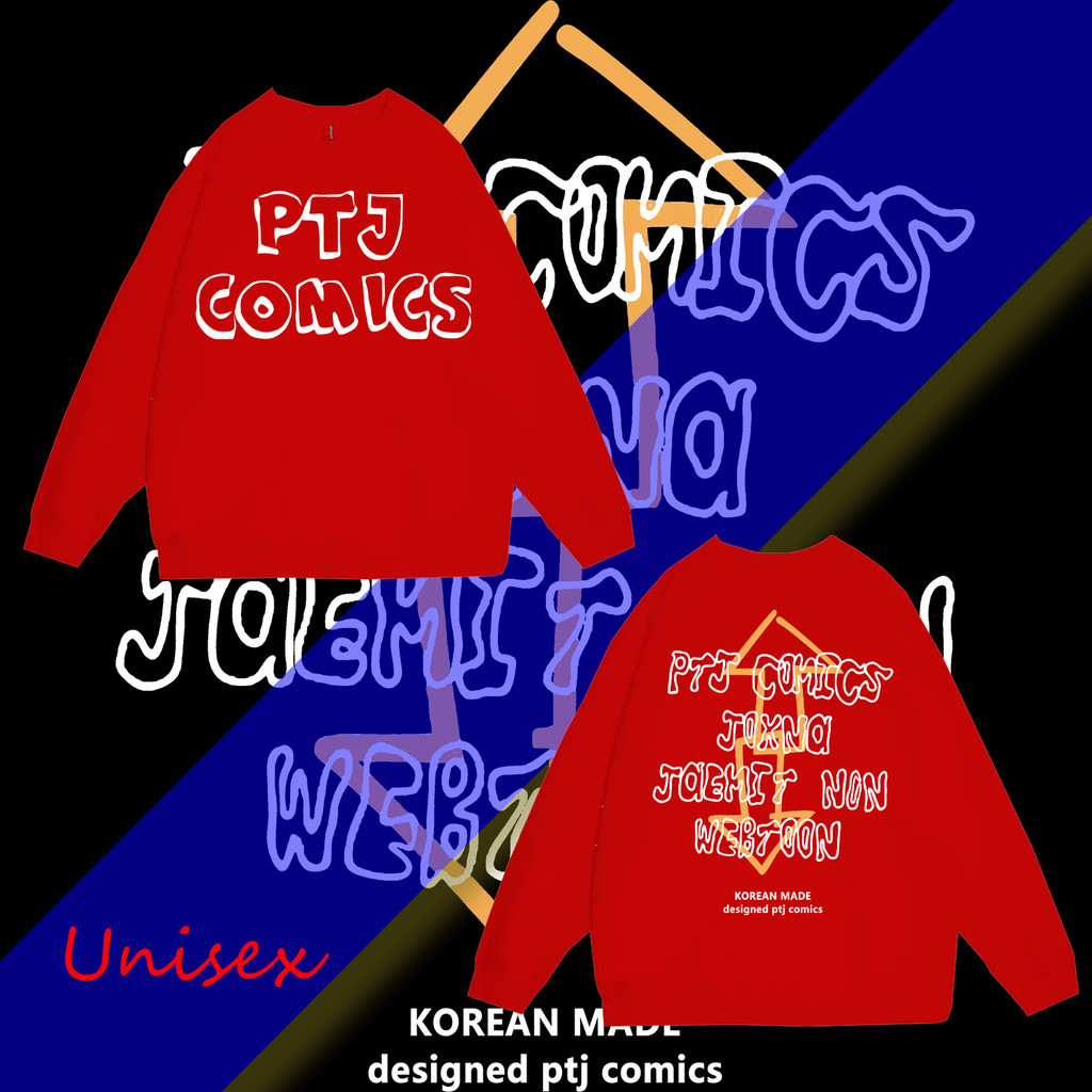 👕 PTJ COMICS JOXNO JOEMIT NON WEBTOON Sweatshirt- เสื้อกันหนาวคอกลม