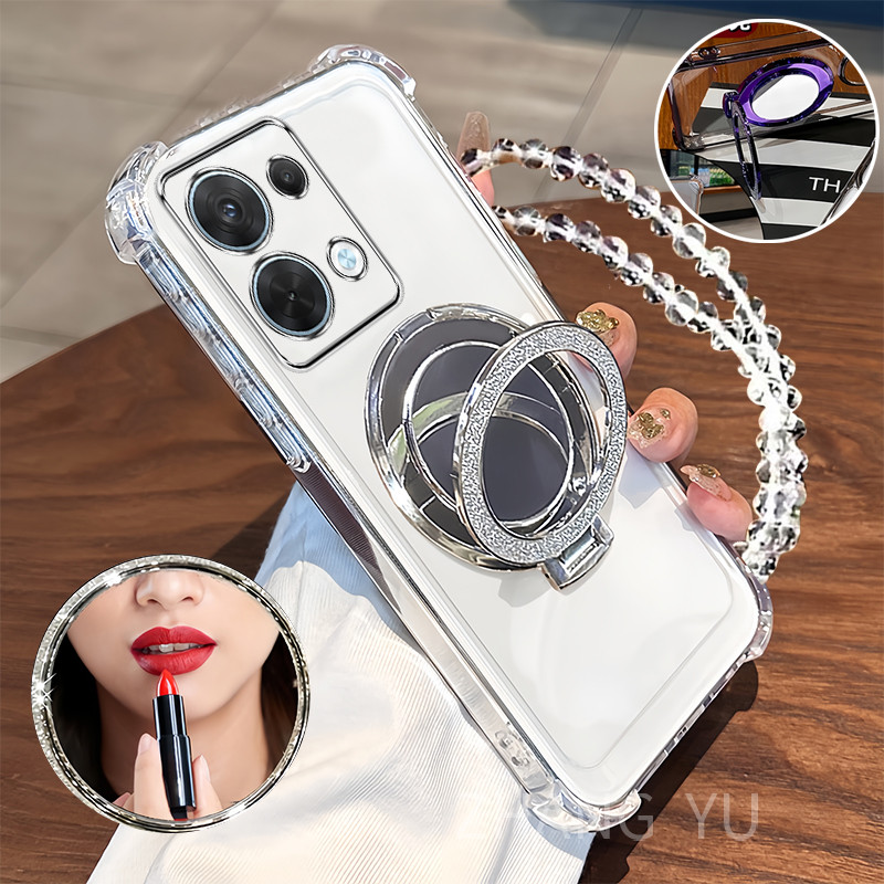 ปลอกอ่อน Redmi note 13 Pro 4G 5G เคสโทรศัพท์ที่ใส่กระจกแต่งหน้า 2025 ใหม่ HD กันกระแทก casee ฝาครอบ