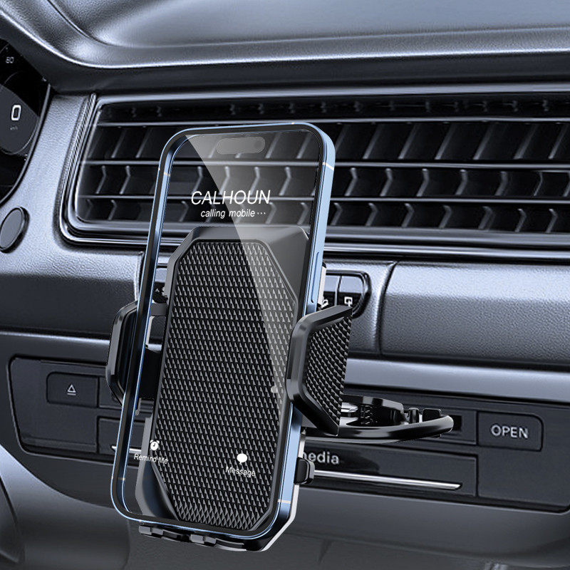 Universal Car CD Slot ขาตั้งโทรศัพท์ One-Touch Release ที่วางโทรศัพท์ในรถยนต์รองรับโทรศัพท์มือถือสําหรับ IPhone 13 12 11 Pro Max Xiaomi
