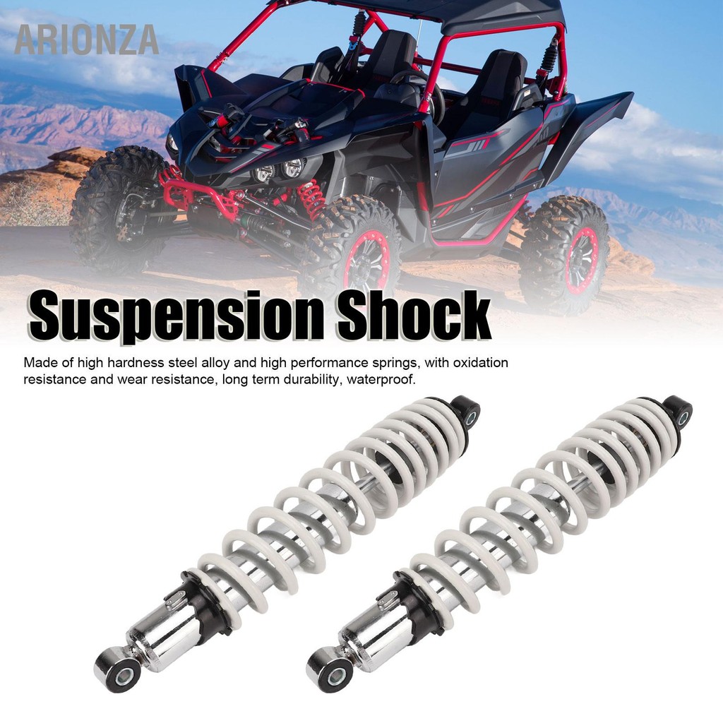 ARIONZA 1 Pair 380mm Motorcycle Shock Absorber Adjustable Suspension Damper for ATV Go Kart Scooter Dirt Pit Bike