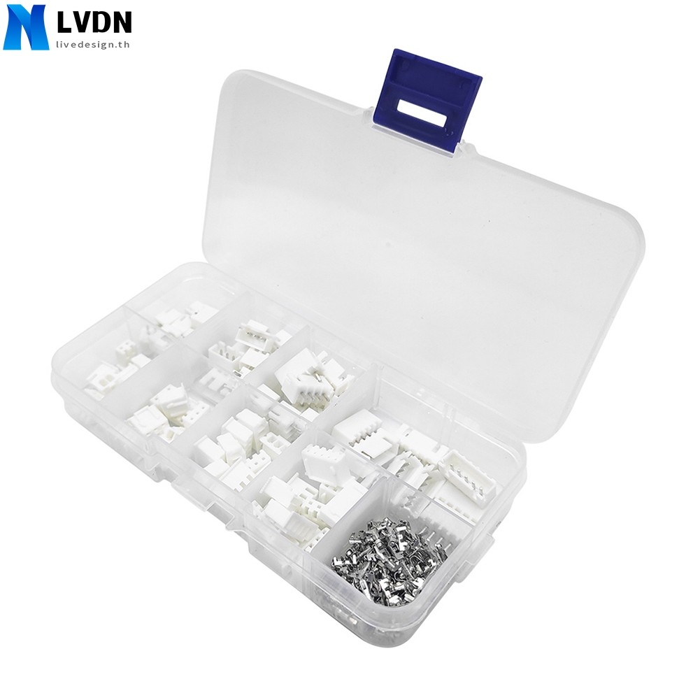230 ชิ้น 2.0 มิลลิเมตรสําหรับ JST PH Connector Kit 2/3/4/5 พินอะแดปเตอร์ขั้ว [LVDN]