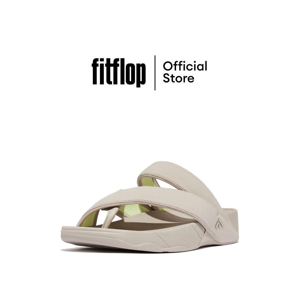 FITFLOP SLING W/RESISTANT RIPSTOP รองเท้าแตะแบบหูหนีบผู้ชาย รุ่น IO3-B76 สี CLAY GREY LIME