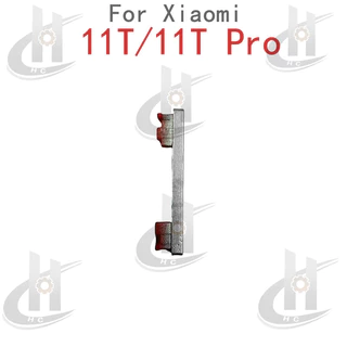 สําหรับ Xiaomi 11T / 11T Pro Power volume ปุ่มด้านข้าง Flex Cable Keys ปุ่มปิดระดับเสียงขึ้นและลงปุ่มด้านข้างอะไหล่ทดแทน