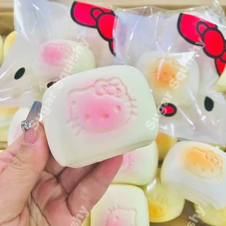 สกุชชี่น้ําตาล KT Buns สกุชชี่เปลี่ยนสี 2 สี