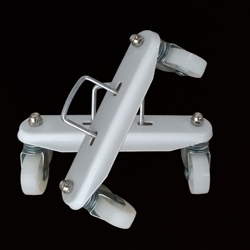 Nev ʚɞ 2 ชิ้นไฟฟ้าเครื่องทําความร้อนล้อเลื่อนกรอบฐานหม้อน้ําวงเล็บน้ํามันที่เต็มไปด้วยเครื่องทําความ