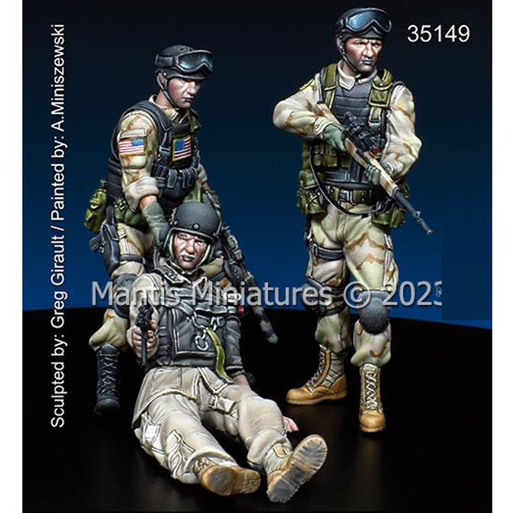 1/35 Gothic Serpent, Somalia , Resin โมเดลฟิกเกอร์ทหาร, GK, ธีมทหาร, ชุดประกอบและไม่ได้ทาสี