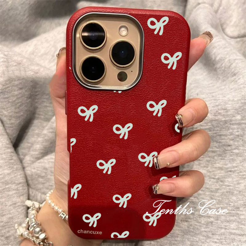 SAMSUNG สําหรับsamsung S24 S23 A22 A21 S20FE Plus Ultra A11 A21s A73 A72 การ์ตูนโบว์หนังธรรมดารูปแบบเลนส์ชุบกรอบเคสโทรศัพท์ปกอ่อน