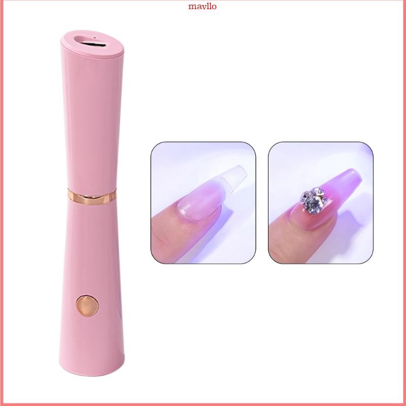 Mavlo LED Drying Lamp UV เครื่องเป่าเล็บ Curing Gel Smart-Timer Nail Art Tools