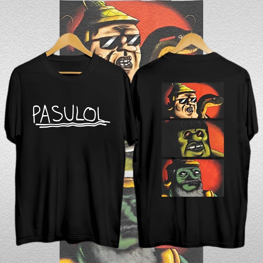 (ข้อเสนอแบบจำกัดเวลา) เสื้อยืดคอกลม PASULOL ทรงโอเวอร์ไซส์สำหรับผู้ชาย