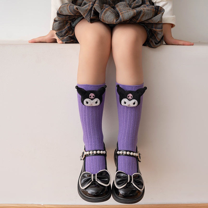 JKD.PKU-3d sanrio kuromi m Socks เครื่องประดับแฟชั่น