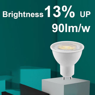 OIMG 6 ชิ้น Led COB Spotlight GU10 5 วัตต์ 7 วัตต์ 9 วัตต์ 38/120 องศาหลอดไฟ 220 โวลต์ในร่ม 3000 พัน 6000 พัน 4000 พันสามสี