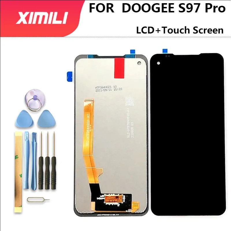 6.39สำหรับ Doogee S97 Pro โทรศัพท์มือถือจอแสดงผล LCD และหน้าจอสัมผัส Digitizer ASSEMBLY Doogee s97pr