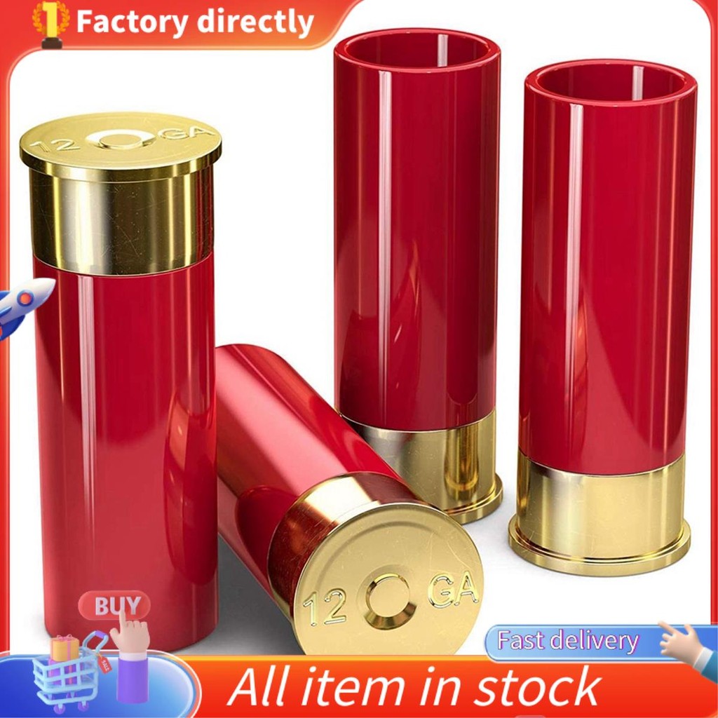 4PCS 12 Gauge Shot แว่นตา Tequila Shot Glass