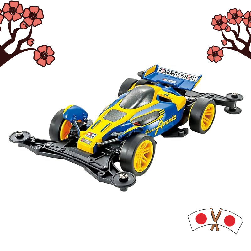 TAMIYA 1/32 Racer Mini 4WD Series No. 101 Super Avante Jr. VZ Chassis 18101 Molded Color