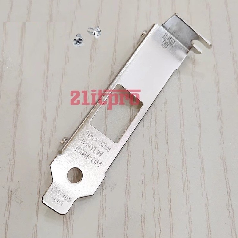 IO I/O Shield แผ่นด้านหลัง Baffle สําหรับ Intel X540-T1 X550-T1 ความสูงครึ่งการ์ดเครือข่าย Baffle Be